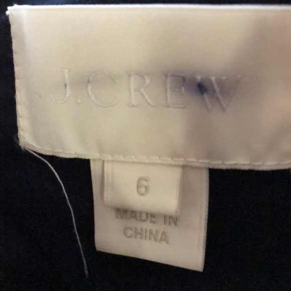 J Crew Navy Strapless Dress Size 6 - Picture 2 of 2